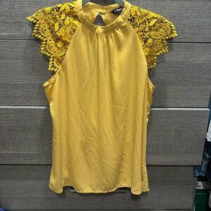 Express Mustard Yellow Blouse. Size: M